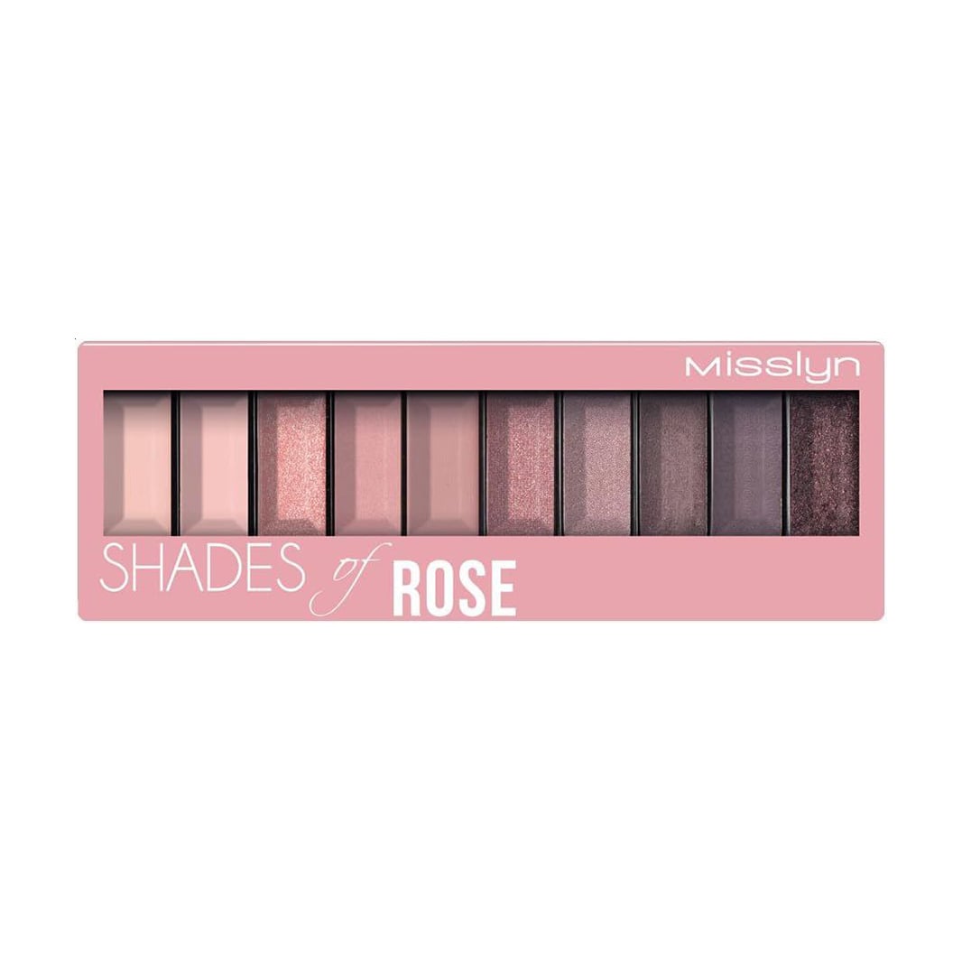 Палетка тіней для повік Misslyn Must-Have Eyeshadow Shades 2 Shades Of Rose, 8 г